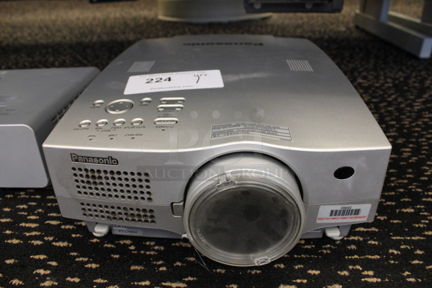Panasonic Model PT-L785U LCD Projector. 100-240 Volts, 1 Phase. 11.5x16.5x5. (2nd Floor: Room 220)