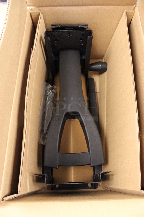 3 BRAND NEW IN BOX! CompX Ergonomx Black Metal Computer Tower Brackets. 7x18x9. 3 Times Your Bid! (2nd Floor: Room 220)