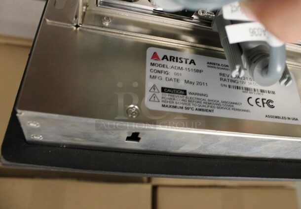 2 Arista Model ADM-1515BP Monitors. 16.5x12x5.5, 16.5x12x8. 2 Times Your Bid! (2nd Floor: Room 220) - Image 6 of 6