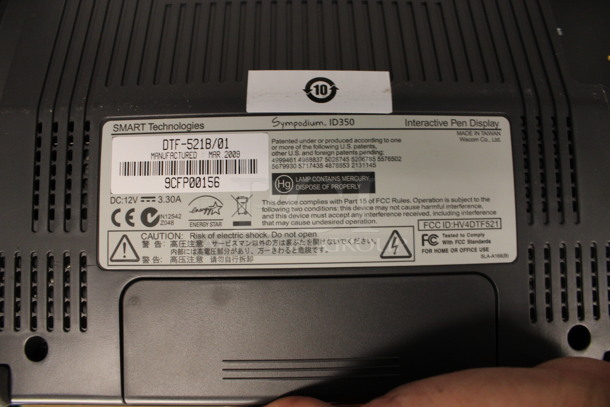 Smart Sympodium ID 350 15" Interactive Pen Monitor. (2nd Floor: Room 220) - Image 4 of 4
