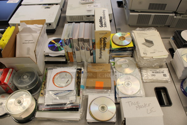 ALL ONE MONEY! Lot of Various CDs on Tabletop Including Autodesk Education Master Suite Case! (2nd Floor: Room 220) - Image 2 of 7