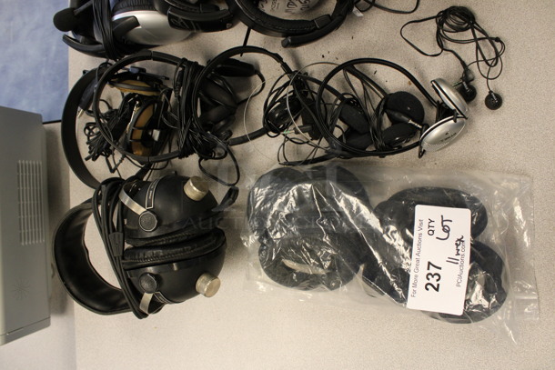 ALL ONE MONEY! Lot of 11 Various Headphones. (2nd Floor: Room 220) - Image 2 of 4