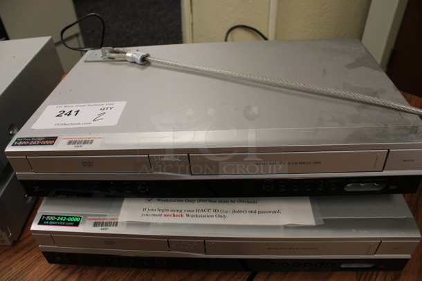 2 Zenith DVD VHS Players. 17x10x3. 2 Times Your Bid! (2nd Floor: Room 220) - Image 3 of 5