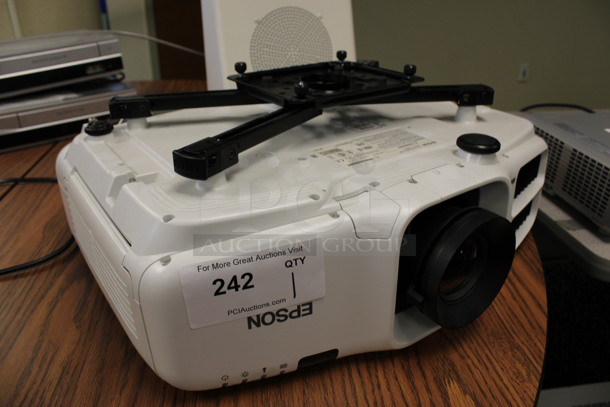 Epson Model H535A LCD Projector. 100-240 Volts, 1 Phase. 20x20x8. (2nd Floor: Room 220) - Image 2 of 4