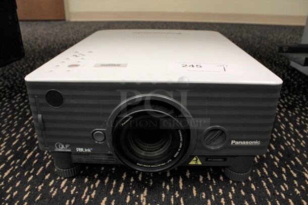 Panasonic Model PT-D3500U DLP Projector. 120 Volts, 1 Phase. 13x18x6.5. (2nd Floor: Room 220) - Image 1 of 5