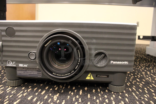 Panasonic Model PT-D3500U DLP Projector. 120 Volts, 1 Phase. 13x18x6.5. (2nd Floor: Room 220) - Image 2 of 5