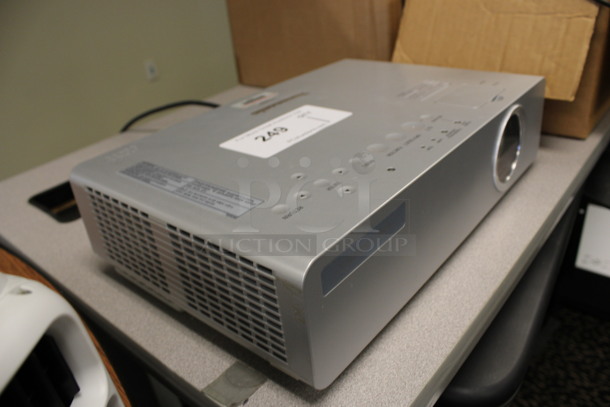 Panasonic Model PT-LB80NTU LCD Projector. 100-240 Volts, 1 Phase. 14.5x9.5x3.5. (2nd Floor: Room 220) - Image 2 of 7
