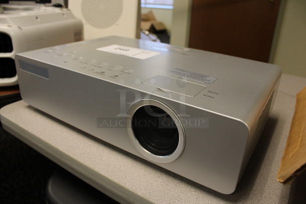 Panasonic Model PT-LB80NTU LCD Projector. 100-240 Volts, 1 Phase. 14.5x9.5x3.5. (2nd Floor: Room 220) - Image 4 of 7
