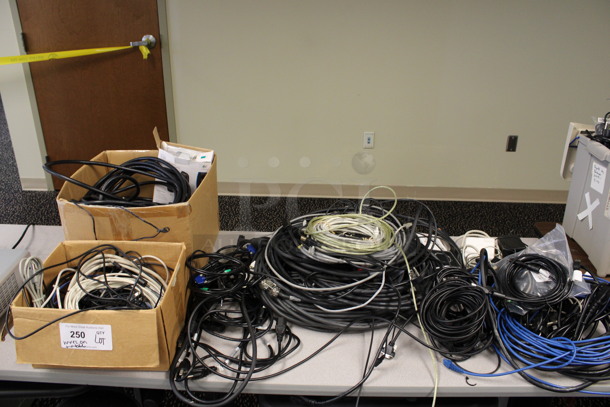 ALL ONE MONEY! Lot of Various Wires! (2nd Floor: Room 220)