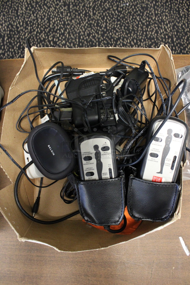 ALL ONE MONEY! Lot of 2 True Remotes and Belkin Unit! (2nd Floor: Room 220)
