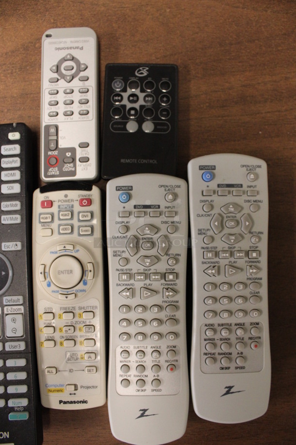 ALL ONE MONEY! Lot of 8 Various Remotes! Includes 9.5x2.5x0.5. (2nd Floor: Room 220) - Image 3 of 3