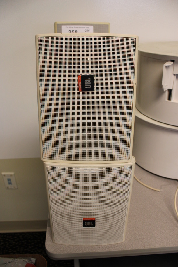 2 JBL Control 25T Speakers. 7.5x6x9.5. 2 Times Your Bid! (2nd Floor: Room 220) - Image 1 of 3