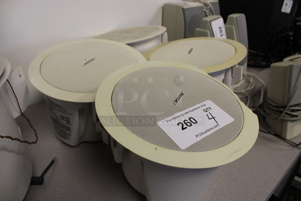 4 Bose 16 FreeSpace Ceiling Mount Flush Loudspeakers. 9.5x9.5x7. 4 Times Your Bid! (2nd Floor: Room 220) - Image 5 of 5