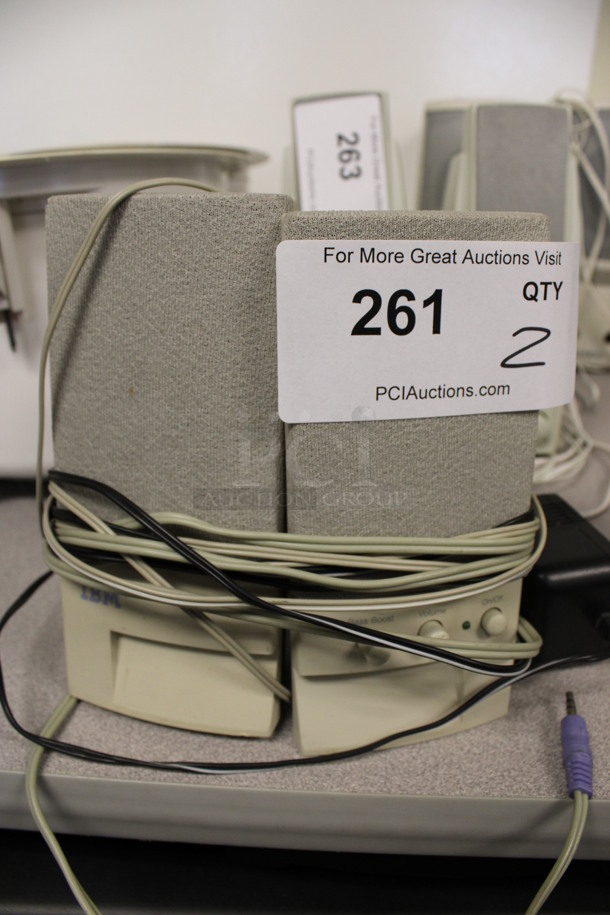 2 IBM Speakers. 3x3.5x7. 2 Times Your Bid! (2nd Floor: Room 220) - Image 1 of 3