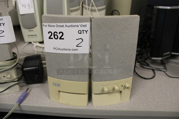 2 IBM Speakers. 3x3.5x7. 2 Times Your Bid! (2nd Floor: Room 220) - Image 1 of 3