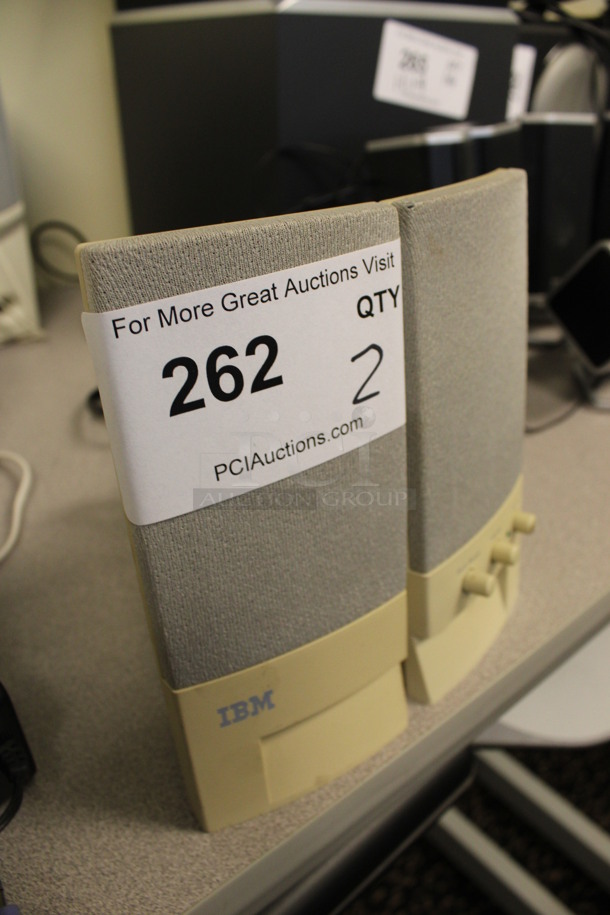 2 IBM Speakers. 3x3.5x7. 2 Times Your Bid! (2nd Floor: Room 220) - Image 2 of 3