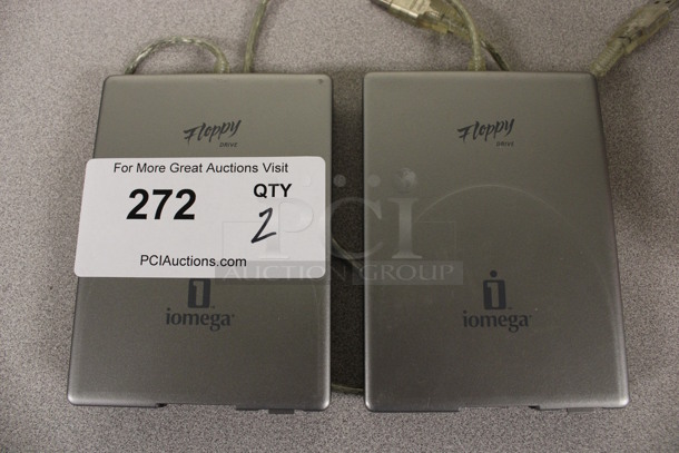 2 Iomega Floppy Drives. 4x5.5x1. 2 Times Your Bid! (2nd Floor: Room 220)