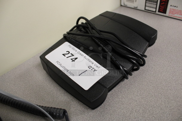HTH Pedal HDP-3S Dictation Transcribing Foot Pedal. 8x5.5x1.5. (2nd Floor: Room 220) - Image 2 of 3