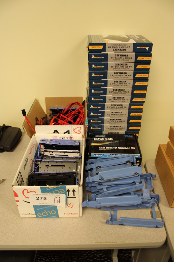 ALL ONE MONEY! Lot of Various Brackets Including SSd Bracket Upgrade Kits. (2nd Floor: Room 220)