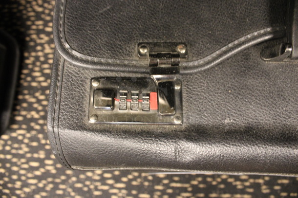Black Lockable Briefcase Bag w/ Handle on Wheels. Does Not Have Combination. 19x9.5x14. (2nd Floor: Room 220) - Image 4 of 5