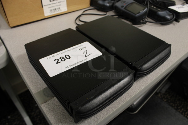 2 Black Metal DP30 Units. 4.5x8x1.5. 2 Times Your Bid! (2nd Floor: Room 220) - Image 2 of 3