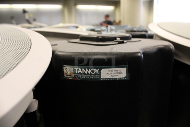 10 Tannoy Model CVS 6 Ceiling Loudspeakers w/ Metal Flush Ceiling Mount Brackets. 11x11x10. 10 Times Your Bid! (2nd Floor: Room 220) - Image 3 of 5