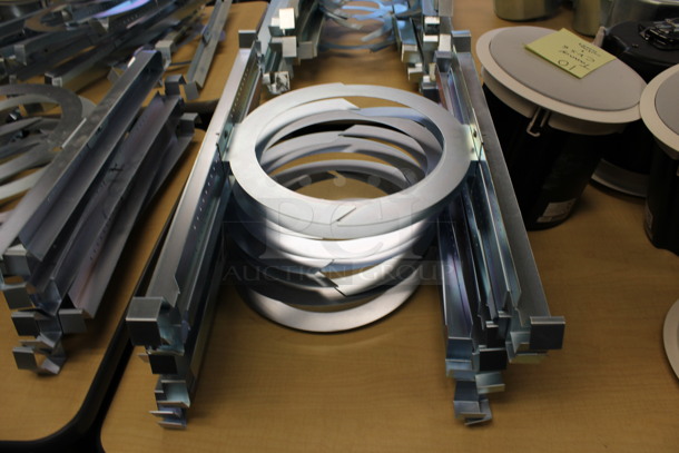 10 Tannoy Model CVS 6 Ceiling Loudspeakers w/ Metal Flush Ceiling Mount Brackets. 11x11x10. 10 Times Your Bid! (2nd Floor: Room 220) - Image 5 of 5