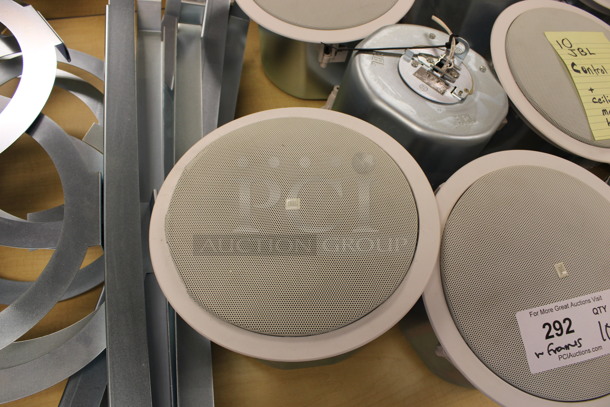 10 JBL Model 26CT Ceiling Loudspeakers w/ Metal Flush Ceiling Mount Brackets. 10x10x8. 10 Times Your Bid! (2nd Floor: Room 220) - Image 4 of 5