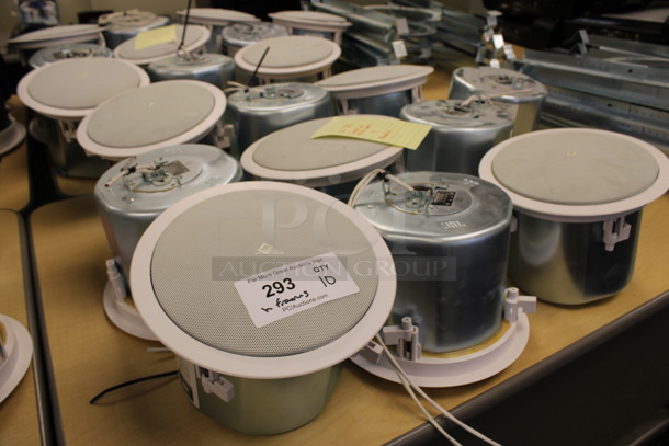 10 JBL Model 26CT Ceiling Loudspeakers w/ Metal Flush Ceiling Mount Brackets. 10x10x8. 10 Times Your Bid! (2nd Floor: Room 220) - Image 3 of 5