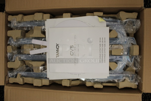 BRAND NEW IN BOX! Tannoy Model CVS 6 Ceiling Loudspeaker w/ Metal Flush Ceiling Mount Brackets. 11x11x10. (2nd Floor: Room 220) - Image 2 of 5