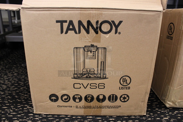 BRAND NEW IN BOX! Tannoy Model CVS 6 Ceiling Loudspeaker w/ Metal Flush Ceiling Mount Brackets. 11x11x10. (2nd Floor: Room 220) - Image 5 of 5