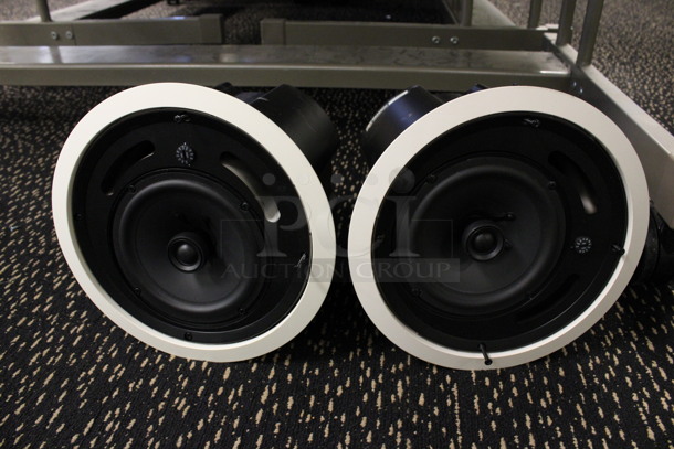 2 Tannoy CVS 6 Metal Speakers. 11x11x10. 2 Times Your Bid! (2nd Floor: Room 220)