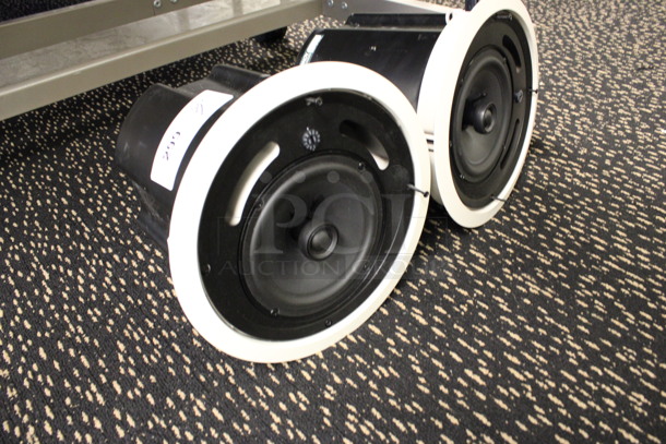 2 Tannoy CVS 6 Metal Speakers. 11x11x10. 2 Times Your Bid! (2nd Floor: Room 220) - Image 2 of 4