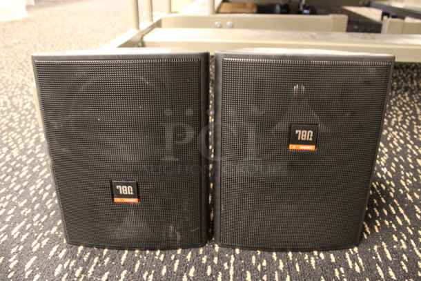 2 JBL Control 25 Speakers. 7.5x6x9.5. 2 Times Your Bid! (2nd Floor: Room 220)