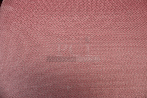 8 Maroon Patterned Chairs. 19x16x32. 8 Times Your Bid! (Atrium) - Image 3 of 4