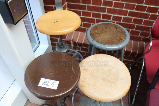 4 Various Stools. Includes 17x17x24. 4 Times Your Bid! (Atrium) - Image 3 of 4