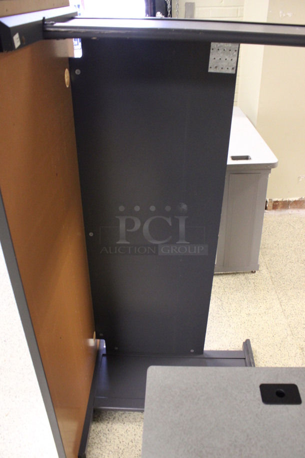 Gray Desk. 60x27x30. (Hallways Straight Off Of Atrium) - Image 4 of 4