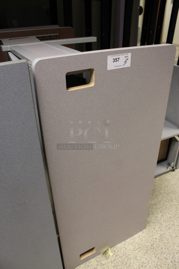 3 Gray Desks. 48x24x29. 3 Times Your Bid! (Hallways Straight Off Of Atrium) - Image 3 of 3