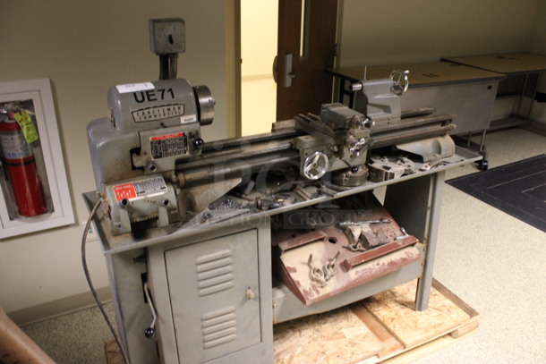 Craftsman Model 101.28990 Stainless Steel Commercial Floor Style Lathe. 250 Volts, 3 Phase. 63x18x54. (Hallways Straight Off Of Atrium) - Image 3 of 12