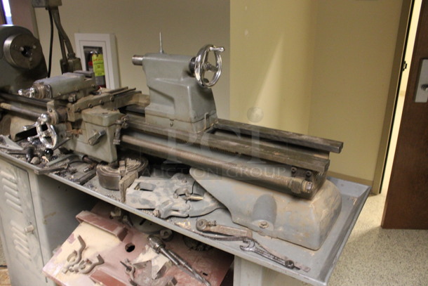 Craftsman Model 101.28990 Stainless Steel Commercial Floor Style Lathe. 250 Volts, 3 Phase. 63x18x54. (Hallways Straight Off Of Atrium) - Image 5 of 12