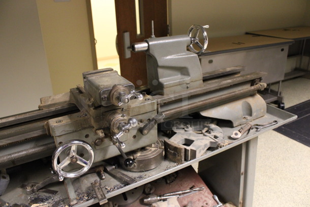 Craftsman Model 101.28990 Stainless Steel Commercial Floor Style Lathe. 250 Volts, 3 Phase. 63x18x54. (Hallways Straight Off Of Atrium) - Image 8 of 12