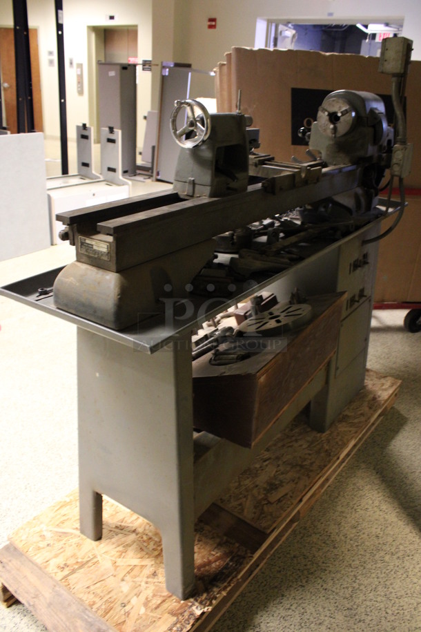 Craftsman Model 101.28990 Stainless Steel Commercial Floor Style Lathe. 250 Volts, 3 Phase. 63x18x54. (Hallways Straight Off Of Atrium) - Image 10 of 12