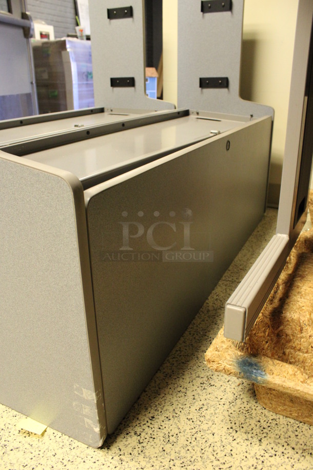 2 Gray Hutches. 47x15.5x34.5. 2 Times Your Bid! (Hallways Straight Off Of Atrium) - Image 4 of 4