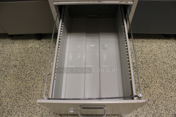 Hon Tan Metal 2 Drawer Filing Cabinet. 15x26x29. (Hallway To The Right of Atrium Lobby) - Image 4 of 5