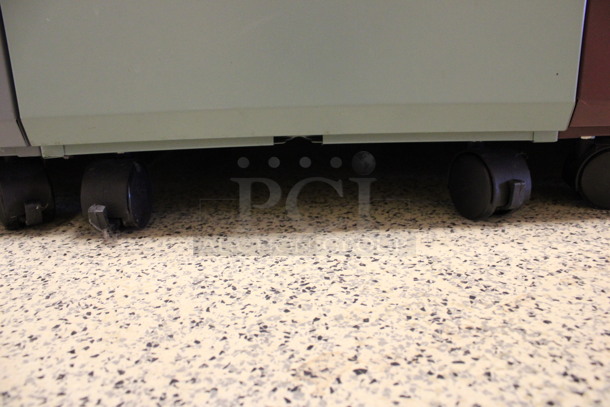 Green Metal 2 Drawer Filing Cabinet on Casters. 15x22x28. (Hallway To The Right of Atrium Lobby) - Image 7 of 7