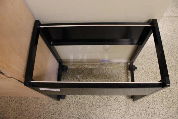 Black Metal Cart Frame on Casters. 26x14.5x29. (Hallway To The Right of Atrium Lobby) - Image 3 of 3