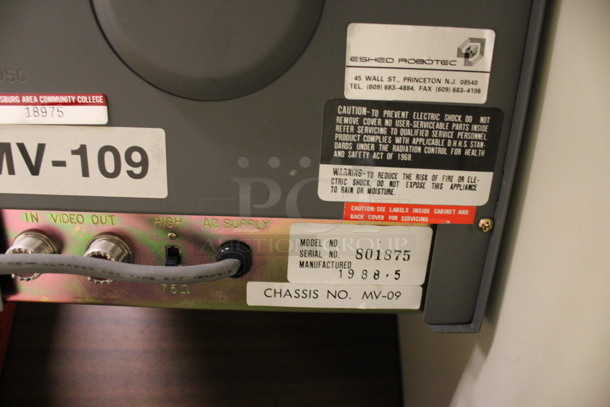 2 Security Television Monitors. 9x9.5x9. 2 Times Your Bid! (Room 105) - Image 3 of 3