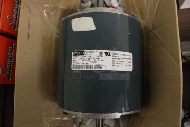 Fasco Motor. 208/230 Volts, 1 Phase. 5.5x5.5x16. (Room 105) - Image 3 of 5