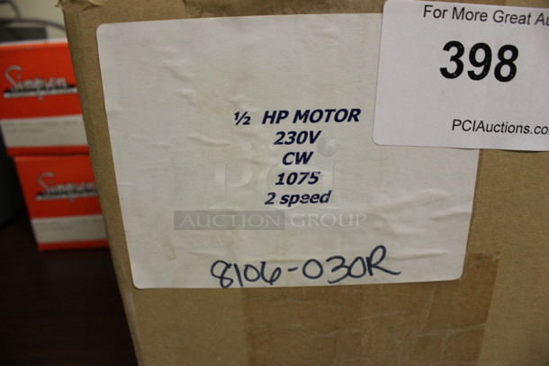Fasco Motor. 208/230 Volts, 1 Phase. 5.5x5.5x16. (Room 105) - Image 5 of 5