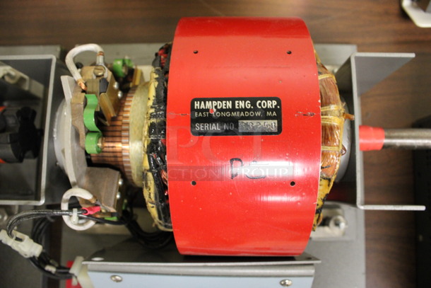 2 Hampden Metal Countertop Compound Motors on Plank. 12x14x8. 2 Times Your Bid! (Room 105) - Image 3 of 6